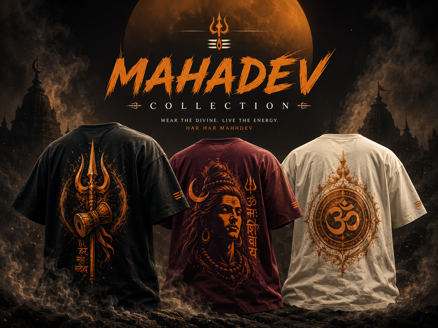 Mahadev Collection — Oversized Tees