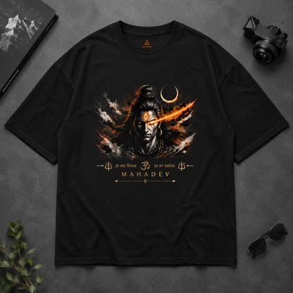 mahadev  Oversized T-Shirt | Unisex Streetwear Tee — VaniKart