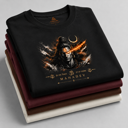 mahadev  Oversized T-Shirt | Unisex Streetwear Tee — VaniKart