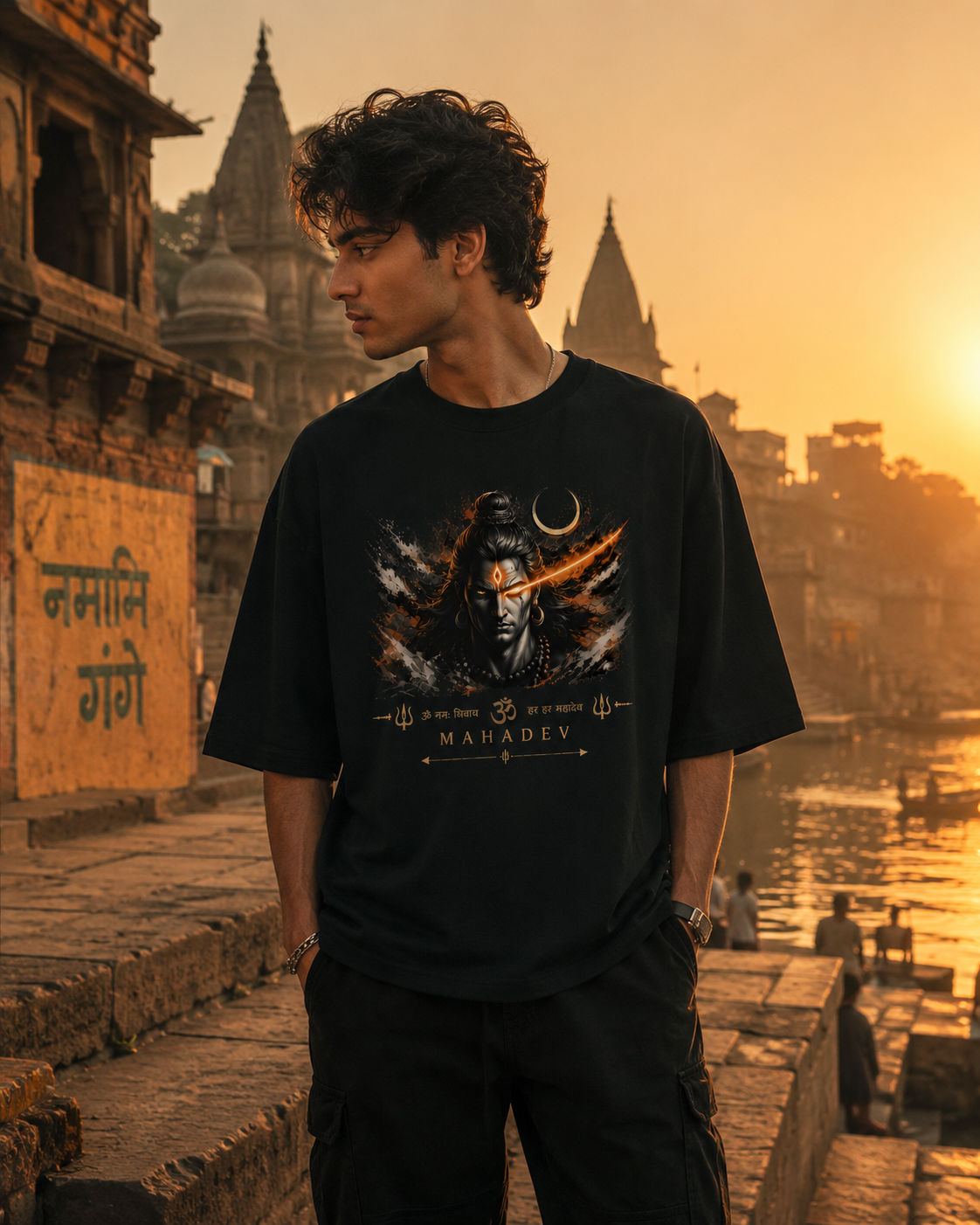 mahadev  Oversized T-Shirt | Unisex Streetwear Tee — VaniKart