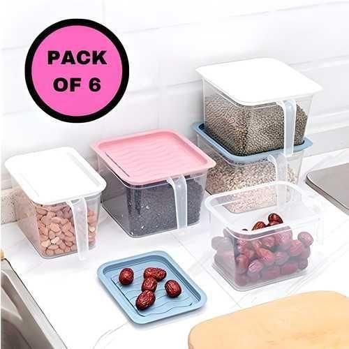 Unbreakable Kitchen Storage Baskets – Set of 6 | VaniKart