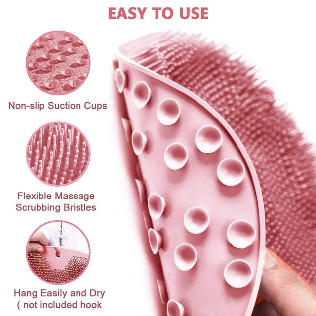 Silicone Body & Foot Scrubber – Deep Clean & Smooth Skin Instantly 🛁