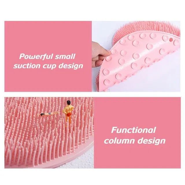 Silicone Body & Foot Scrubber – Deep Clean & Smooth Skin Instantly 🛁