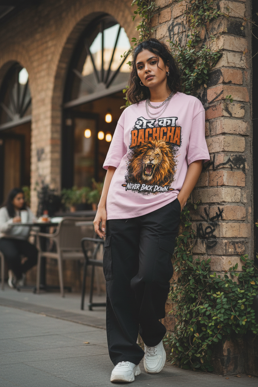 Pink Tee Mockup